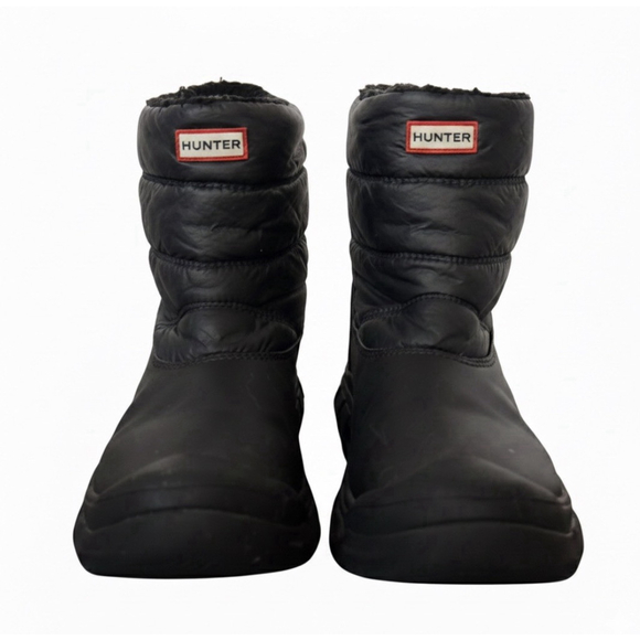 Hunter Big Kids Intrepid Nebula Snow Boots Black - Picture 4 of 14